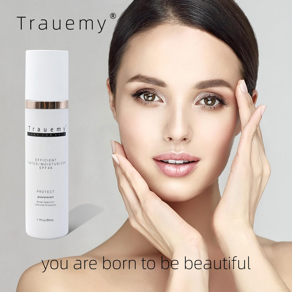 trauemy sunscreen layer under makeup ready-for-day protection with a natural tint