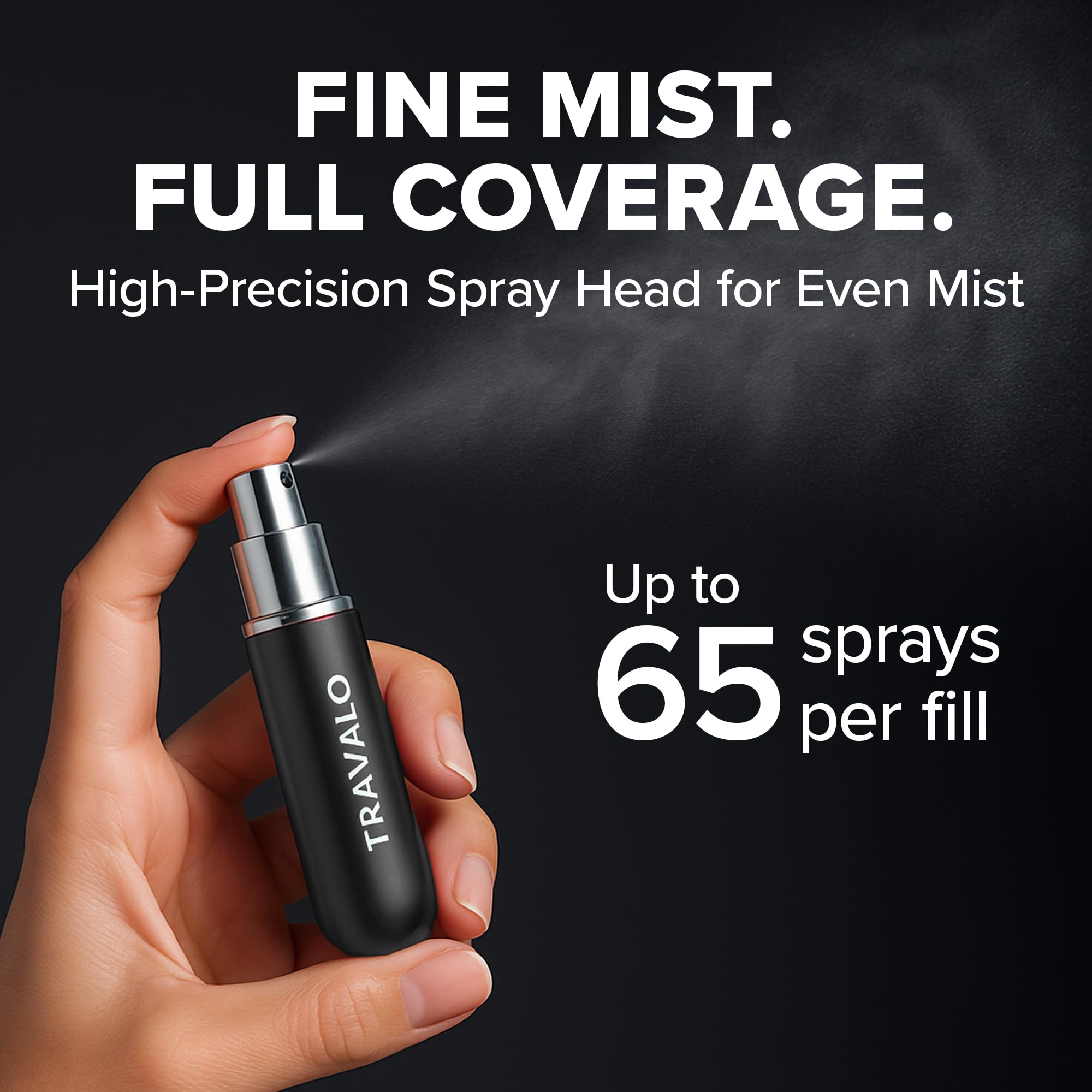 Travalo Classic HD airtight inner vial preserves scent during flights and commutes
