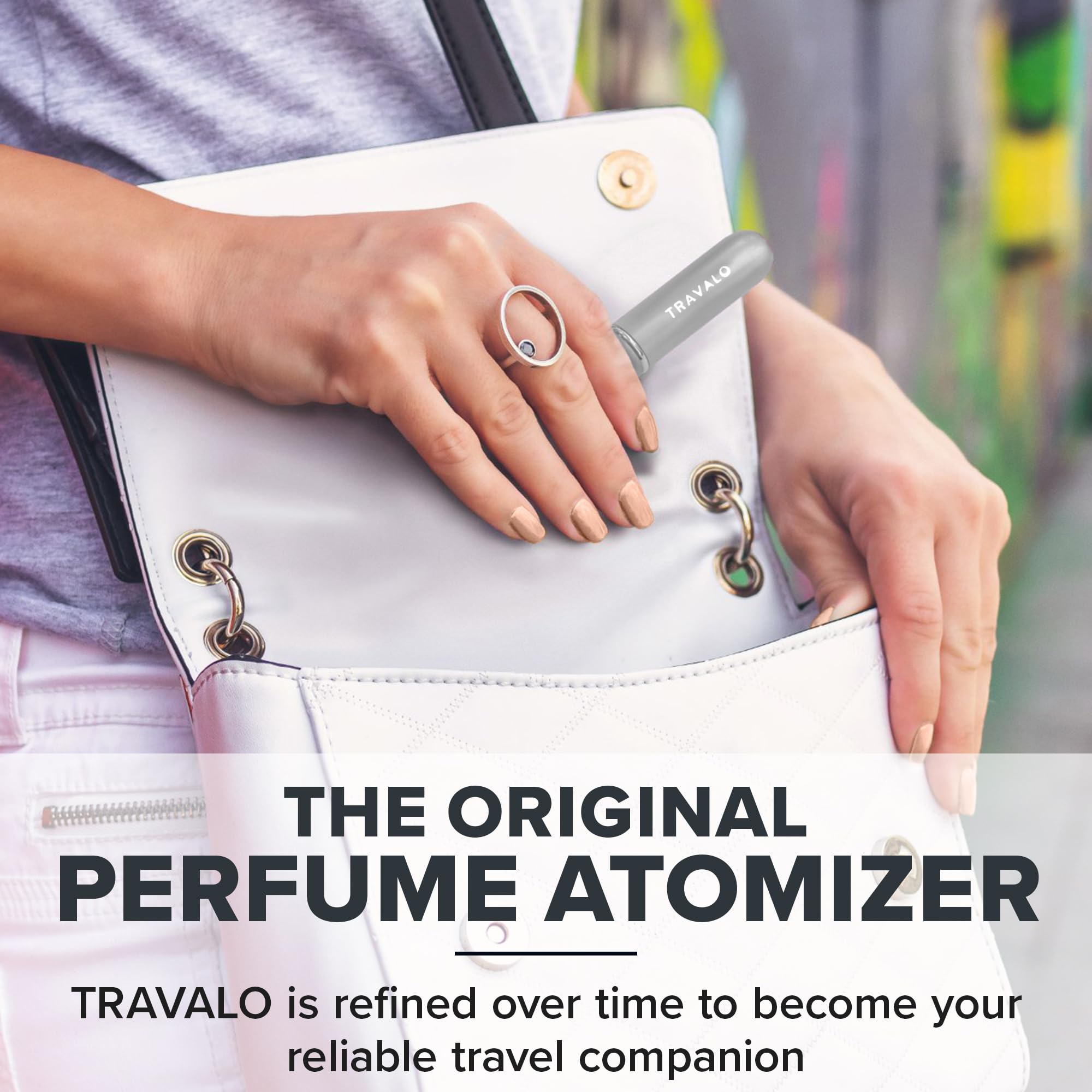 Glass-free design of Travalo Classic HD enhances durability on the go.