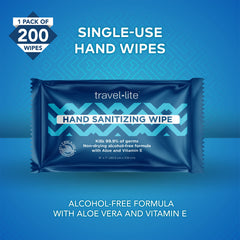 Travel Lite compact pocket-pack wipes ready for travel bags