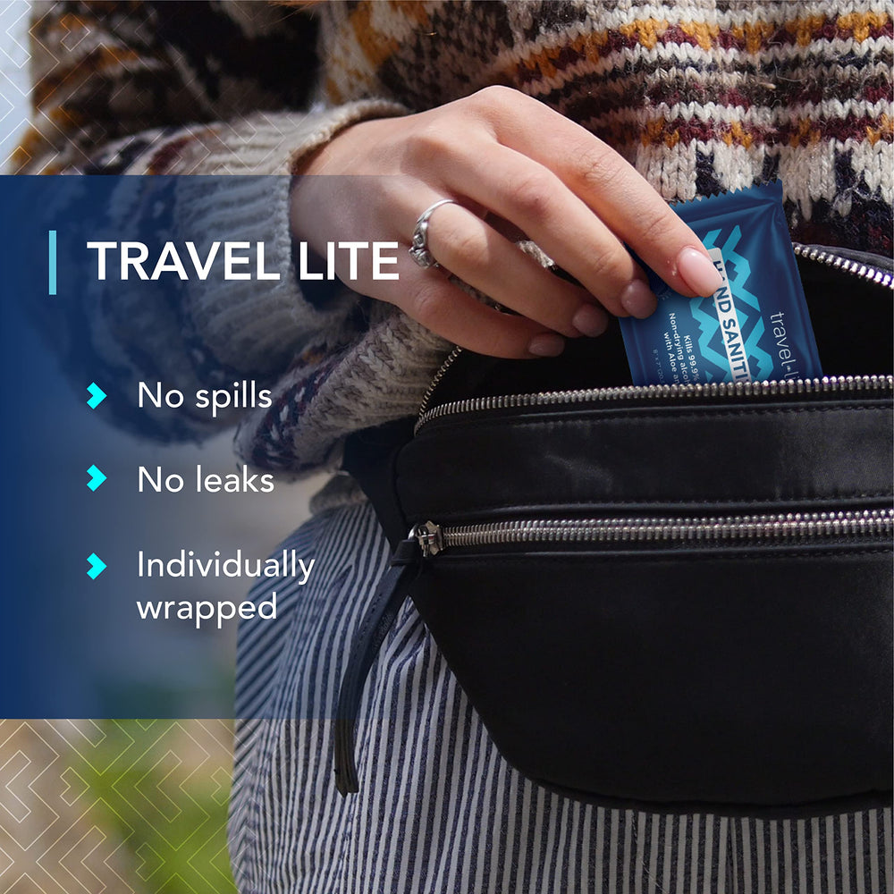 Travel Lite hand wipes are kid-safe for family use
