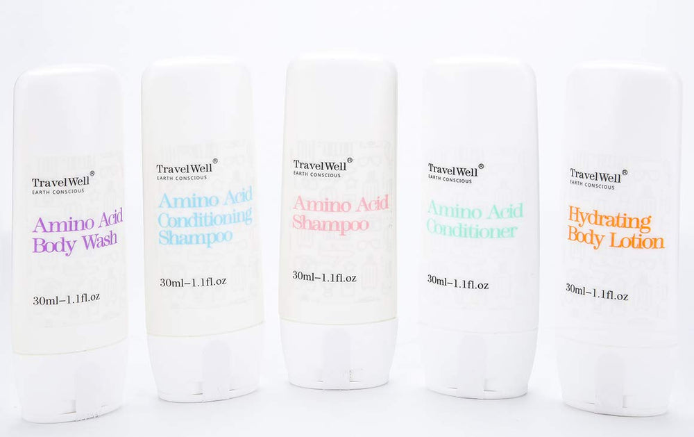 Travel Well bulk hotel amenities packaging for efficient restocking