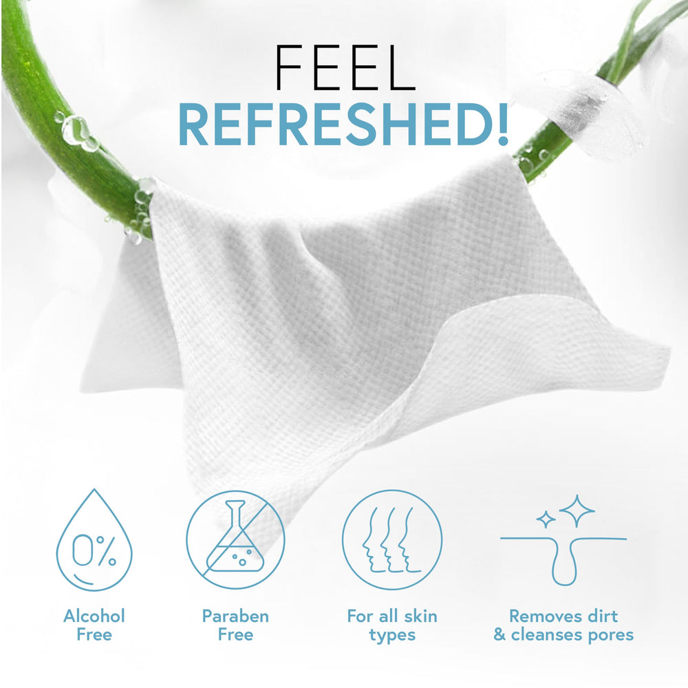 TravelWell fresh-scent alcohol-free wipes for everyday cleansing.