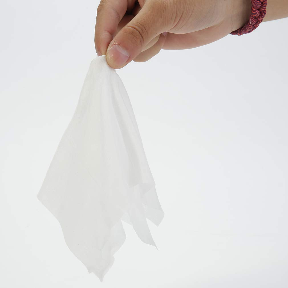 Compact travel essential for quick face and hand cleaning