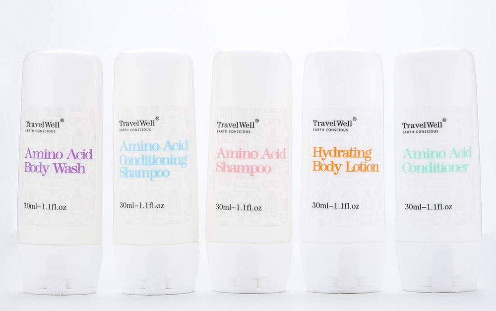 Travel Well toiletries are individually wrapped for guest hygiene