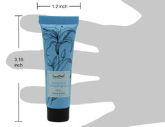 Travel Well mini conditioner bottle for refreshed hotel guest hair.