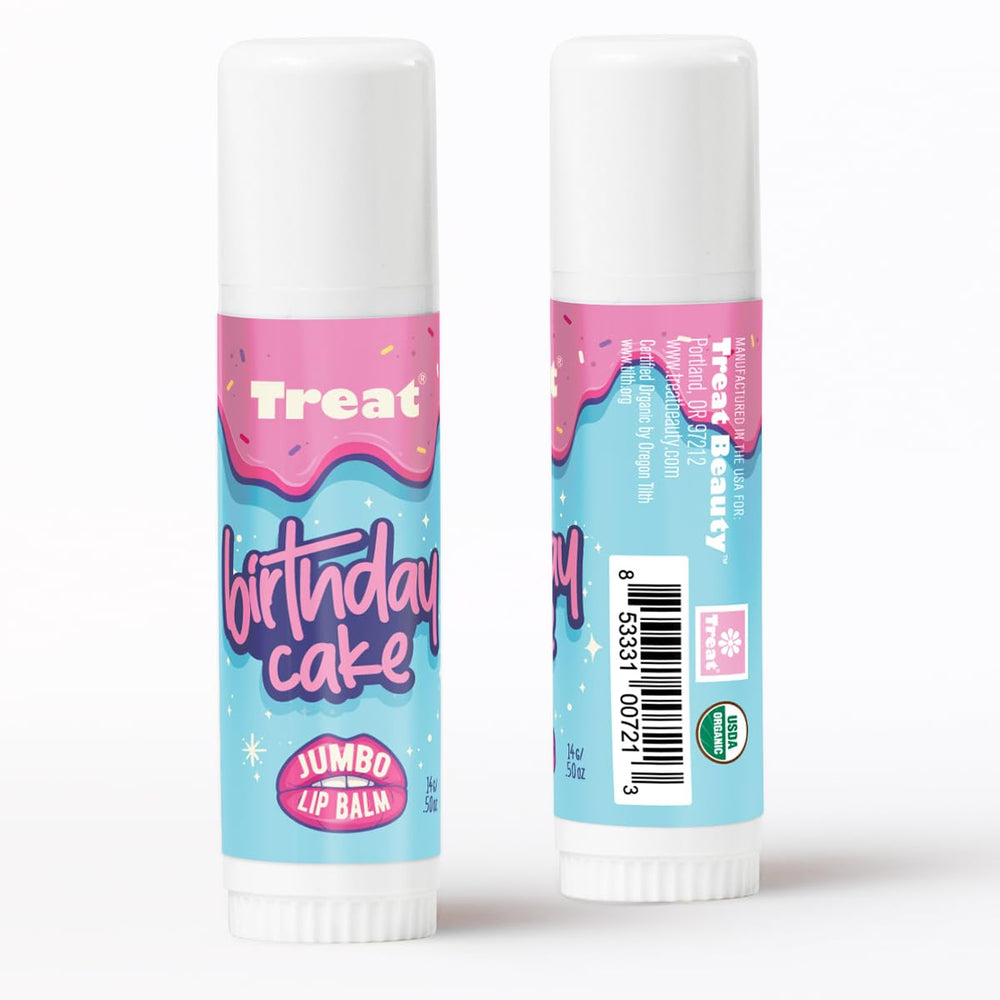 0.50 oz jumbo balm delivers long-lasting moisture on busy days.