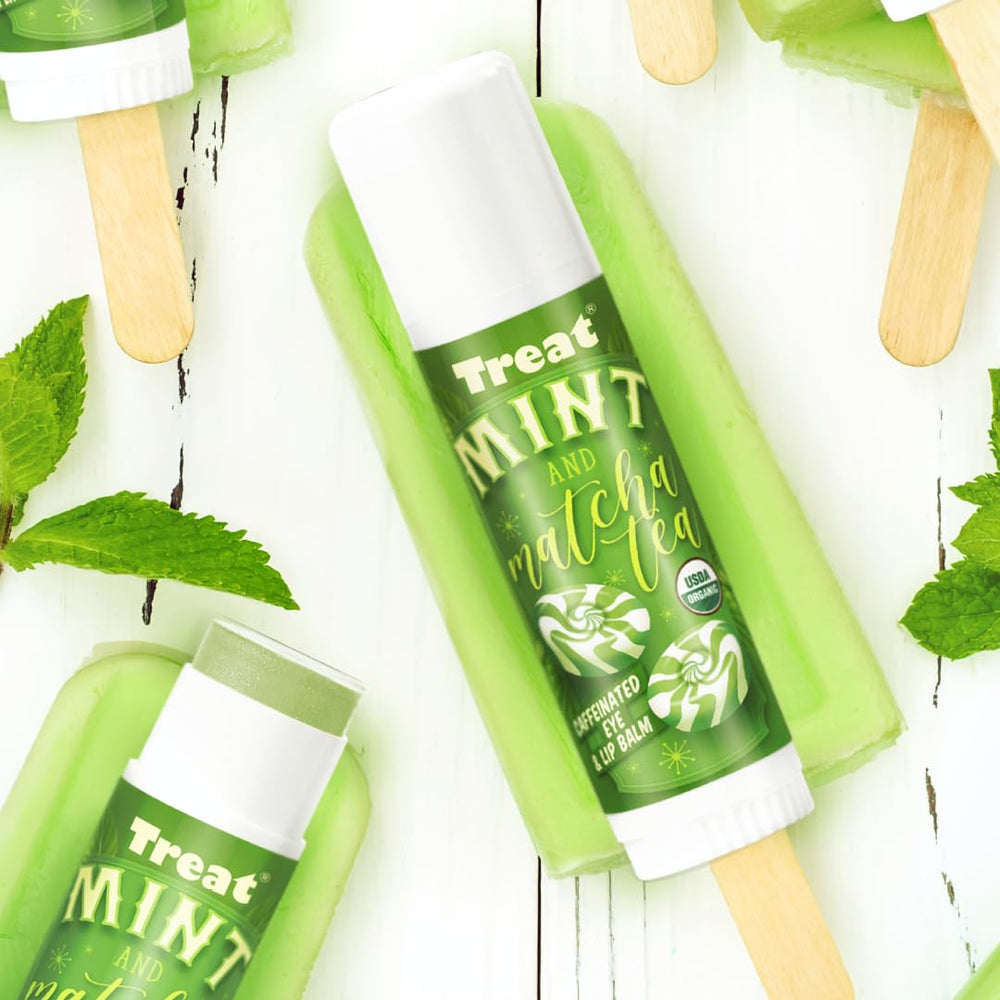 Treat Jumbo Organic Lip Balm USA-made stamp confirms domestic production.