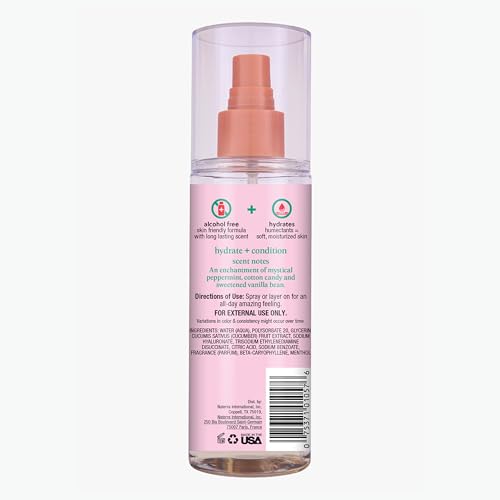 Tree Hut Merry Mint Fragrance Mist in action for a quick, refreshing spritz.