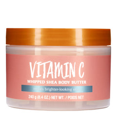 Tree Hut Vitamin C whipped shea butter jar close-up shows creamy hydration.