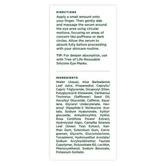 Tree of Life Beauty application routine image showing gentle massage for absorption