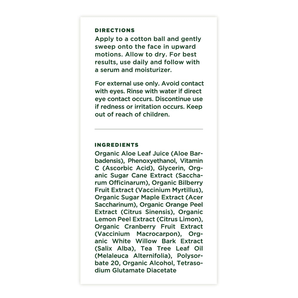 Tree of Life Beauty Daily skincare routine image encourages step-by-step care