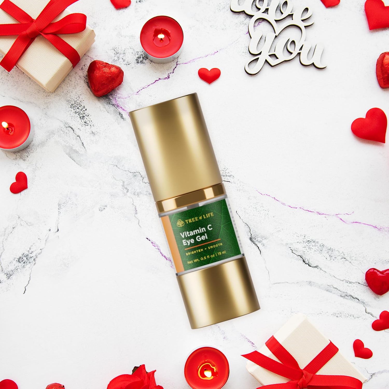Tree of Life Beauty eye gel absorption demonstrates lightweight hydration without stickiness