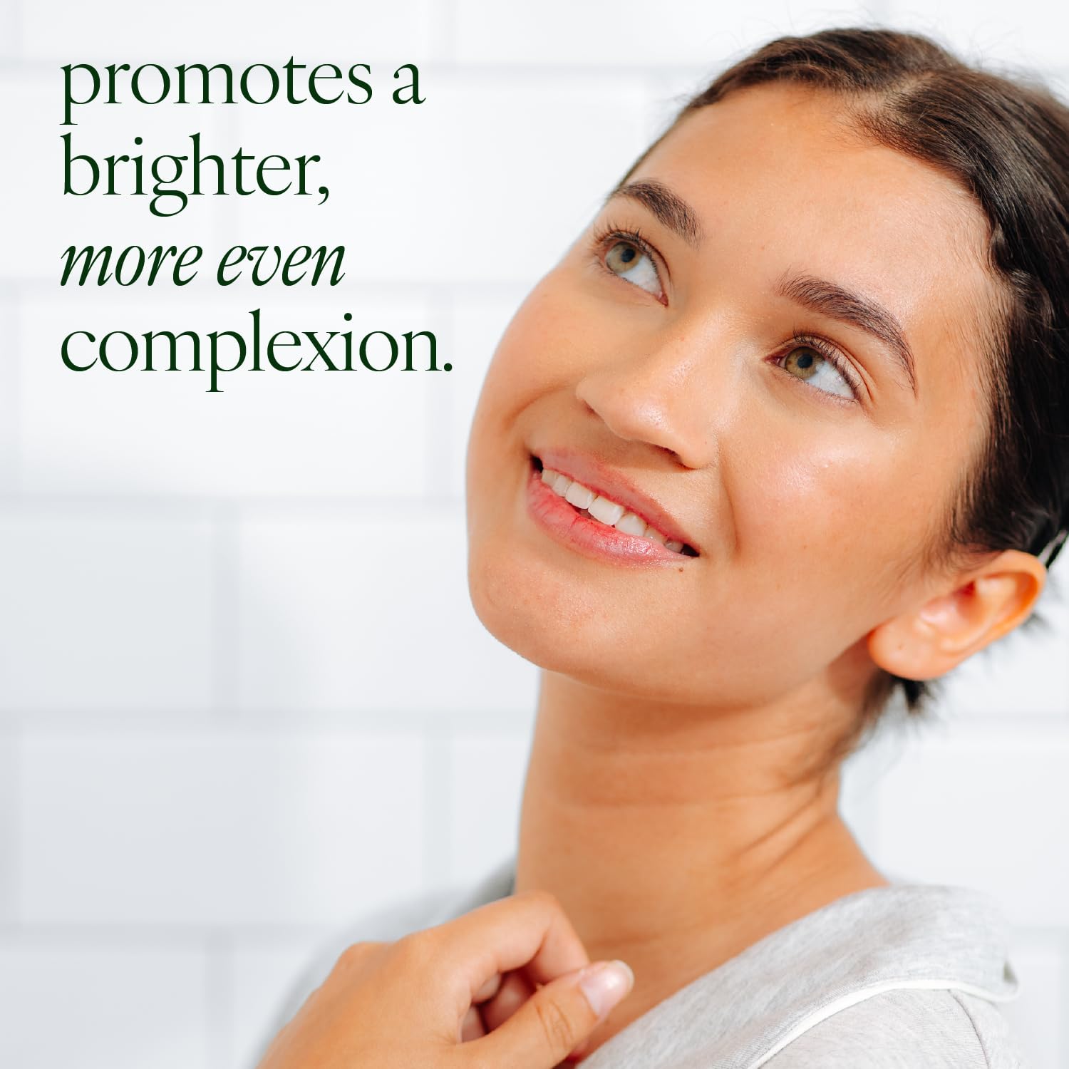 Tree of Life Beauty Hydrating Serum texture close-up showing a silky, light feel.