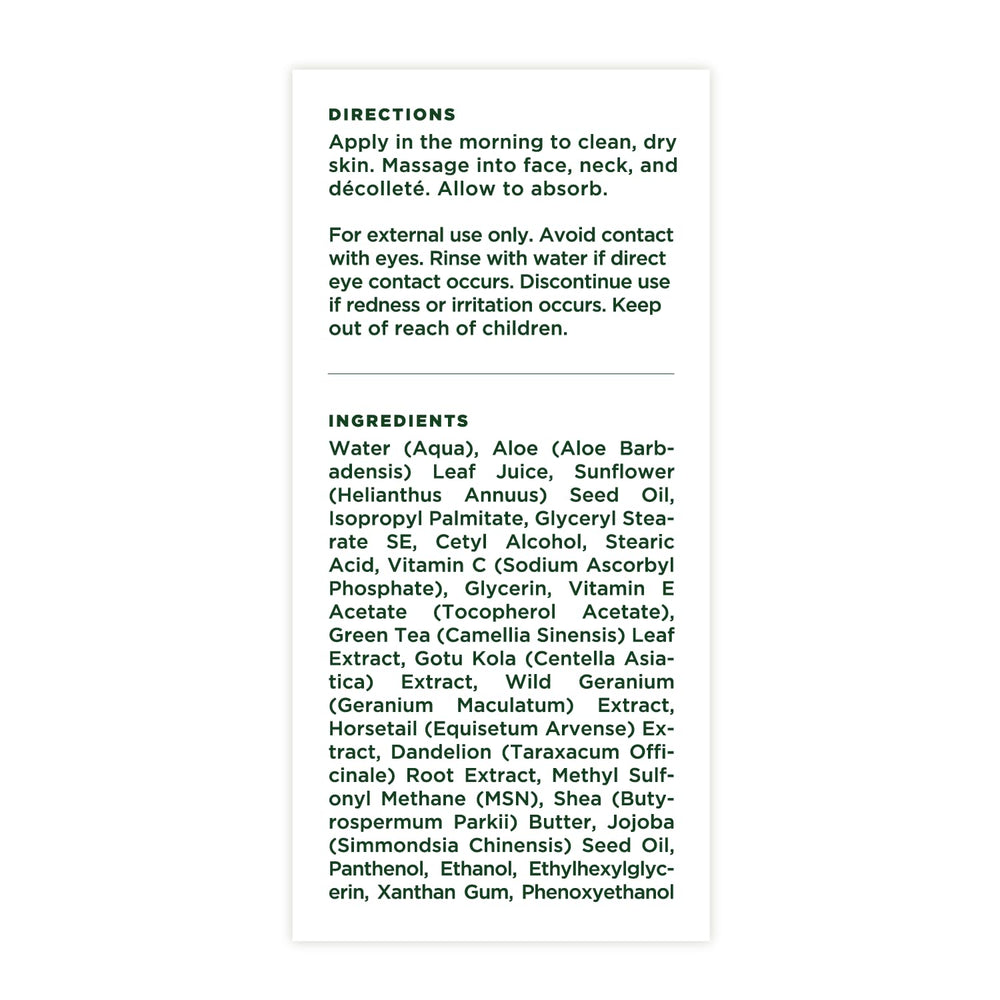 Packaging of Tree of Life Beauty Moisturizer emphasizes sensitive-skin friendly care.