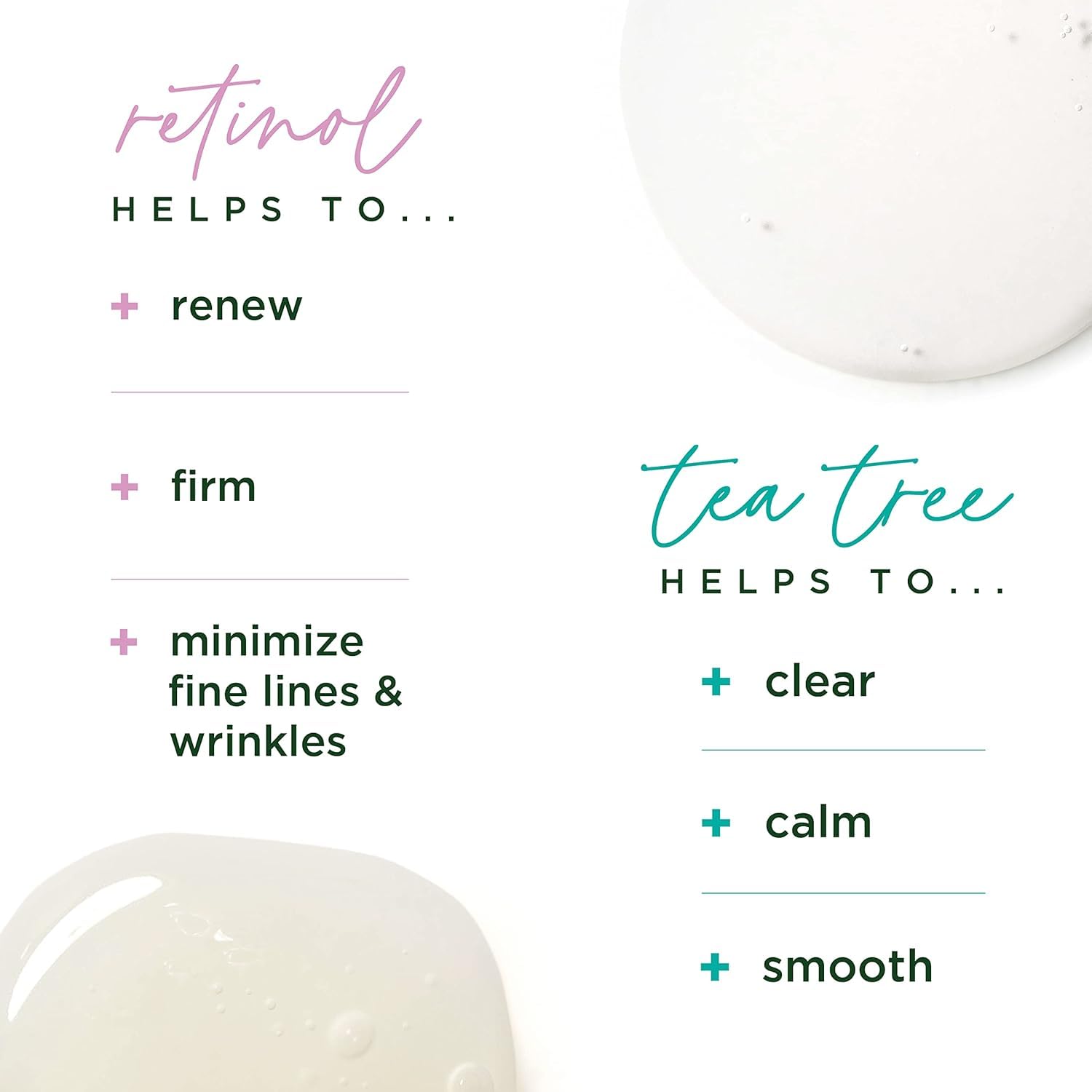 Tree of Life Beauty Retinol Serum drops, nightly use for smoother-looking skin