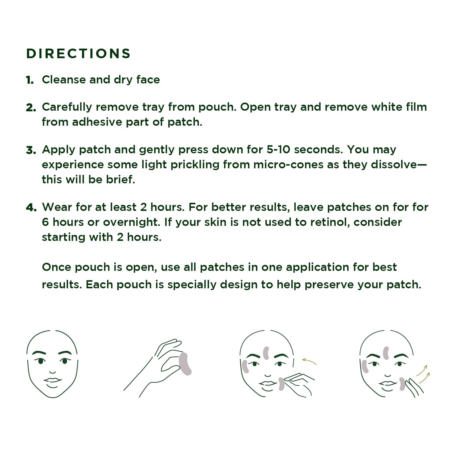 Tree of Life Beauty Deep Wrinkle Patches after use glow and hydration