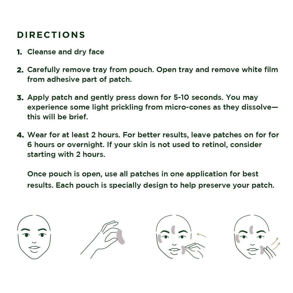 Tree of Life Beauty Deep Wrinkle Patches after use glow and hydration