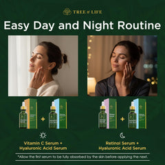 Tree of Life Hyaluronic acid serum bottle offering deep hydration