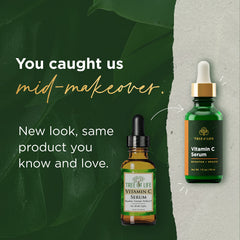 Tree of Life Retinol serum bottle smoothing fine lines