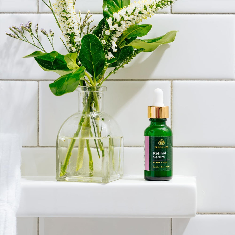 Tree of Life serum for dry skin delivering gentle, soothing care.