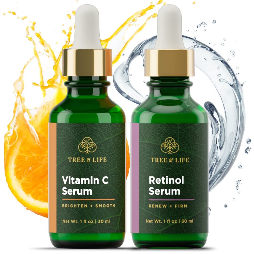 Tree of Life Vitamin C serum bottle brightening your complexion