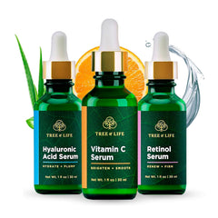 Tree of Life Vitamin C serum bottle for even skin tone and brightness