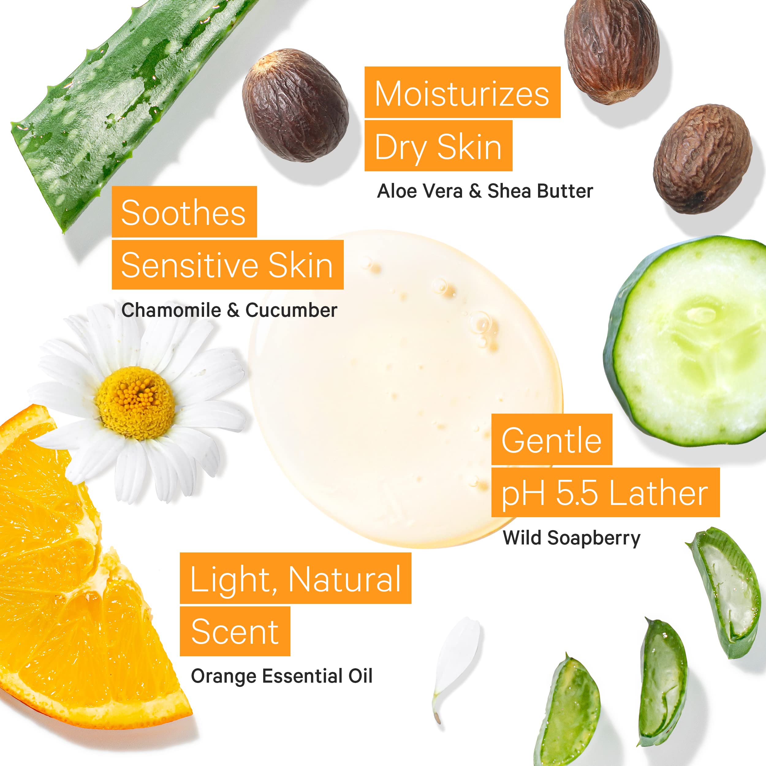 Tree to Tub Citrus Body Wash creamy lather close-up for daily cleansing