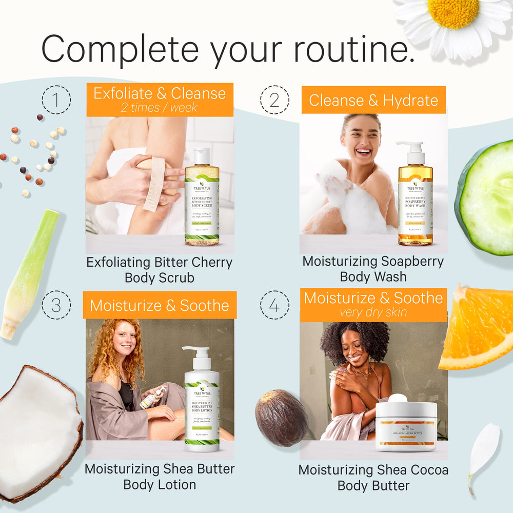 Tree to Tub Citrus Body Wash sulfate-free formula cleanses gently