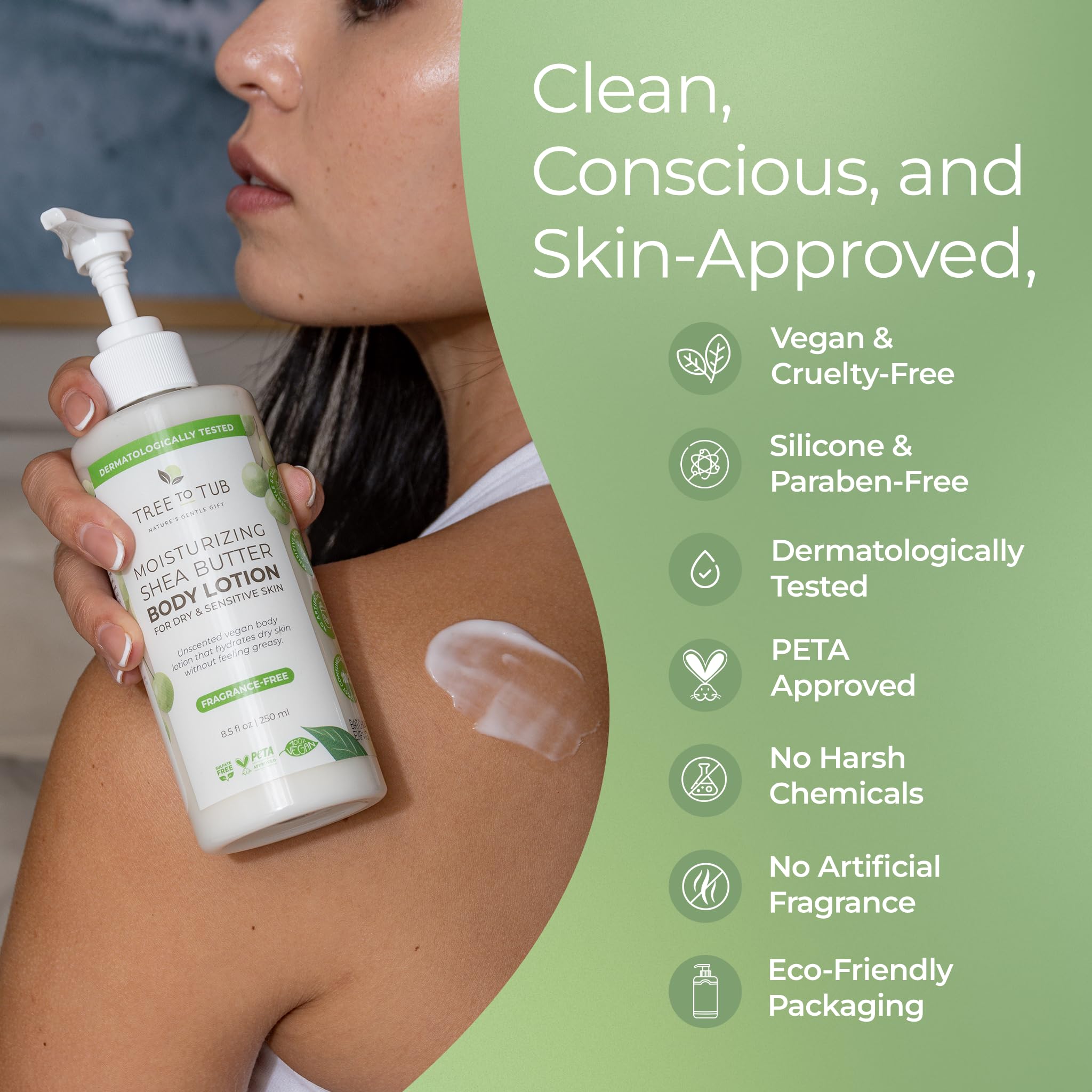 Fragrance-free label supports fragrance-sensitive customers.