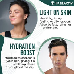 TreeActiv Aloe vera soothing splash on clean skin