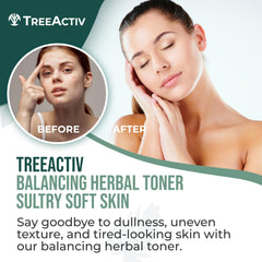 TreeActiv Balancing Herbal Toner spray-mist for quick refresh and makeup prep.