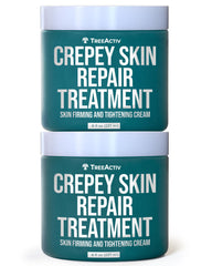 TreeActiv Crepey Skin Repair Cream 2-Pack front view for hydrated, firmer-looking face.