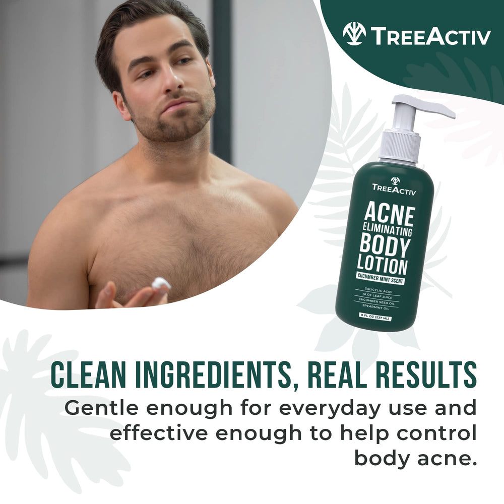 TreeActiv cucumber-mint scent packaging front labeling for a refreshing daily ritual.