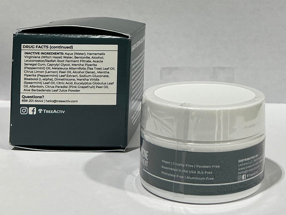 TreeActiv packaging box displays branding and labels.