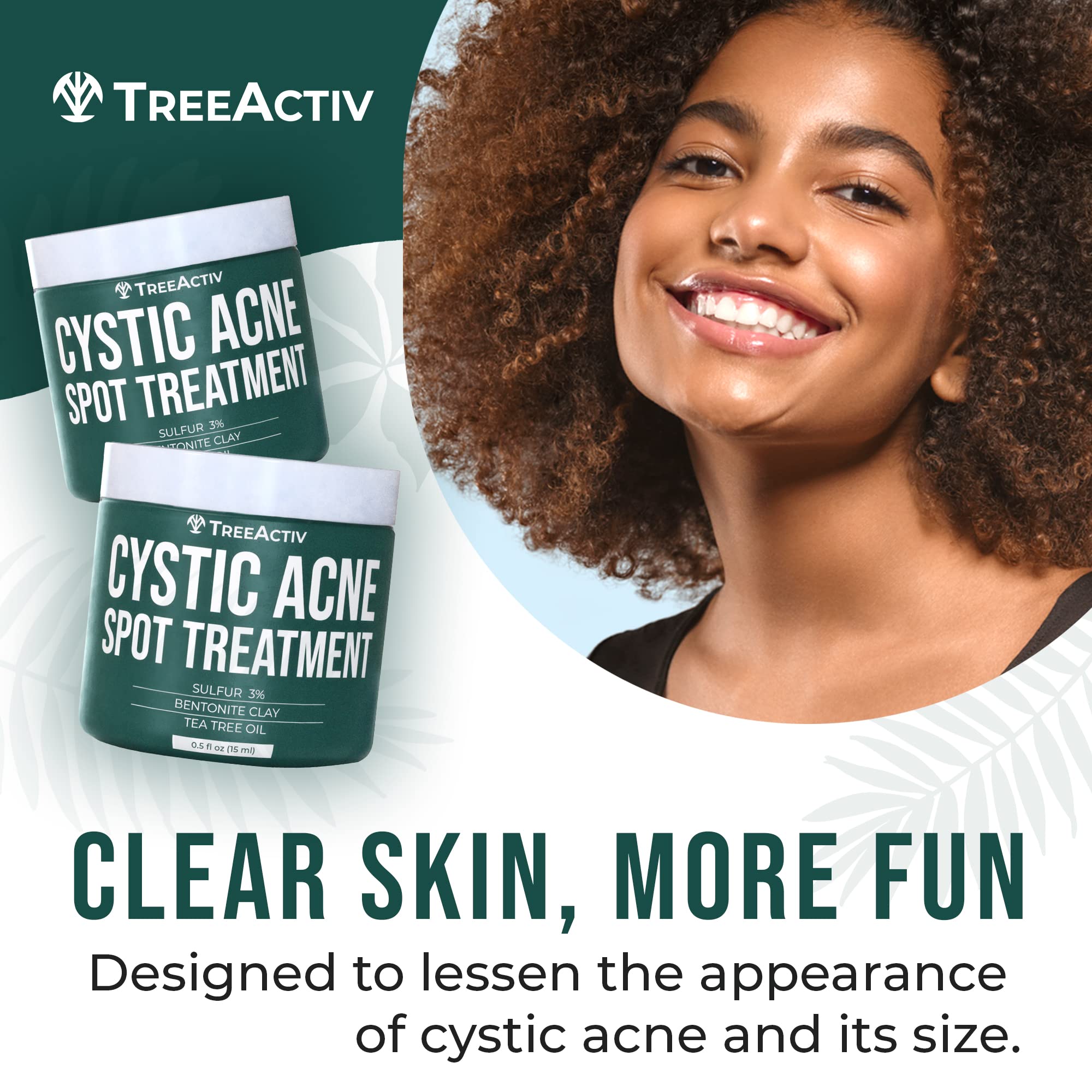 TreeActiv tea tree oil drop highlights natural antiseptic component