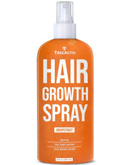 TreeActiv Hair Growth Daily Nourishing Spray bottle shows lavender scent for smoother, shinier hair.