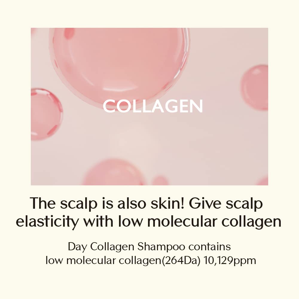 Treecell Day Collagen Shampoo aroma scene highlights floral fragrance