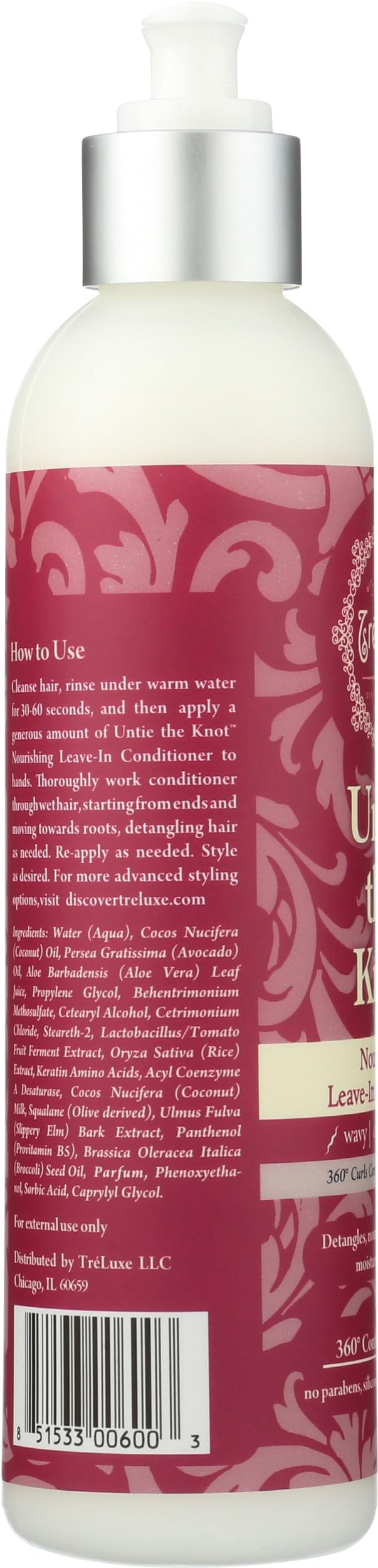 Treluxe Untie The Knot on wet hair ready to style