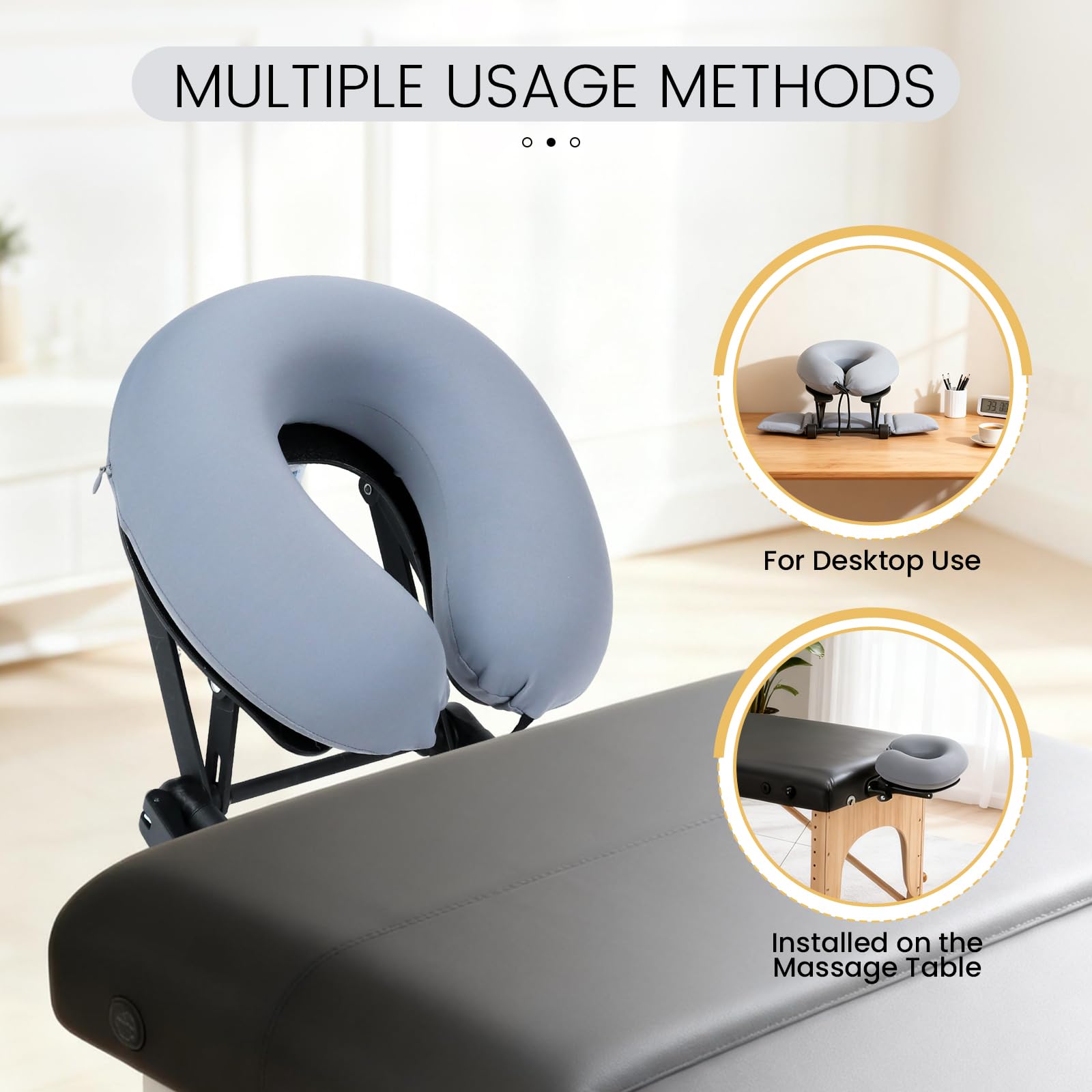 TRENDBOX travel-ready neck and face rest for quick naps.