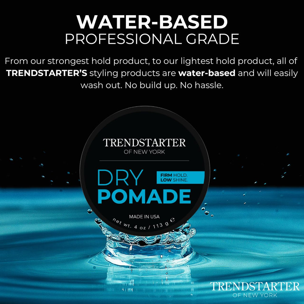 TRENDSTARTER Dry Pomade hair-styling demo reveals flexible hold