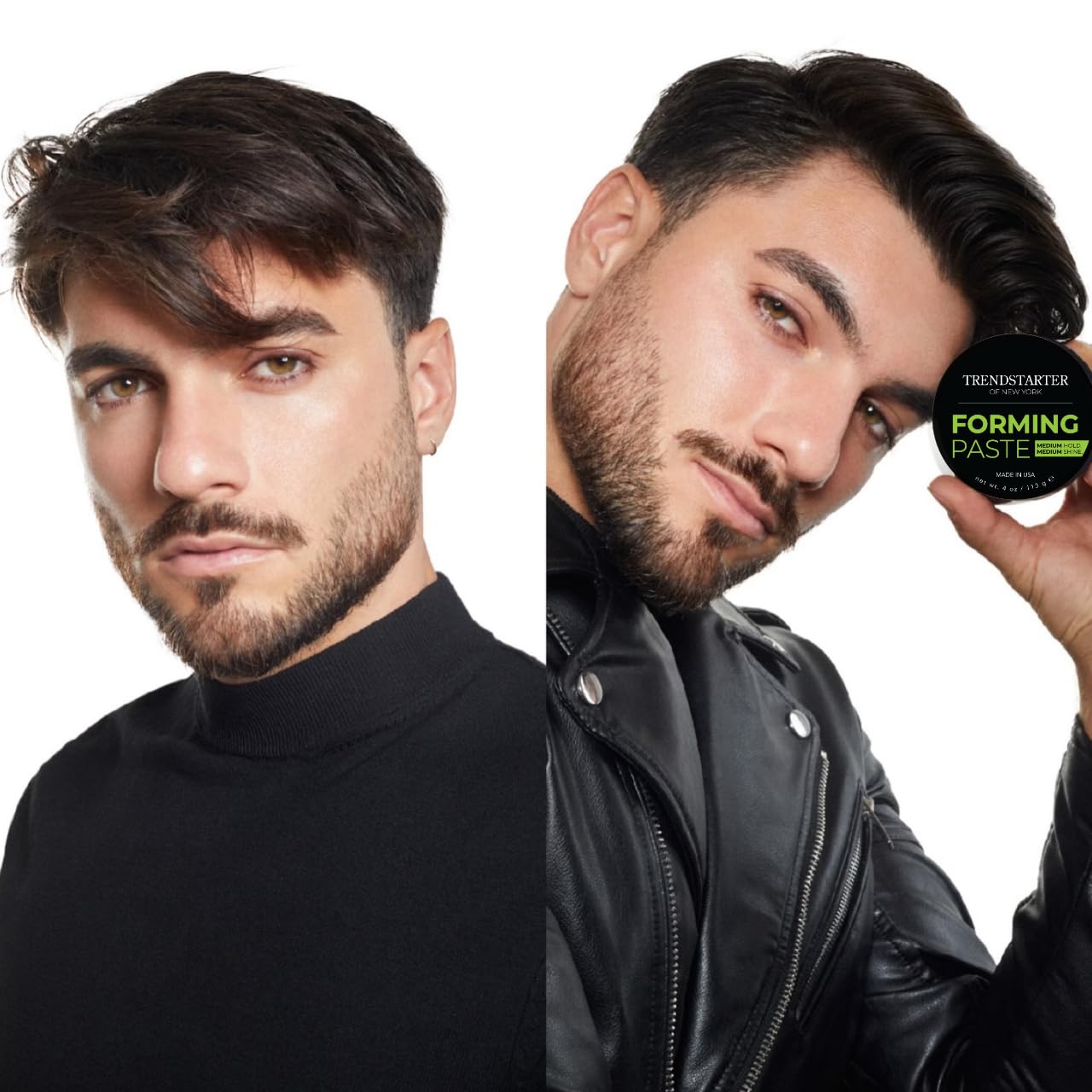 TRENDSTARTER Forming Paste bottle close-up highlighting premium formula.