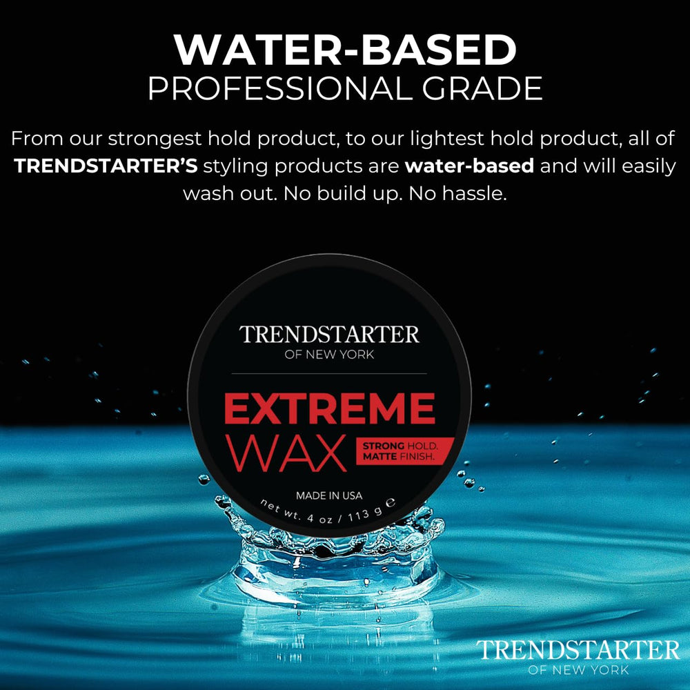 TRENDSTARTER Extreme Wax USA-made finish on display.