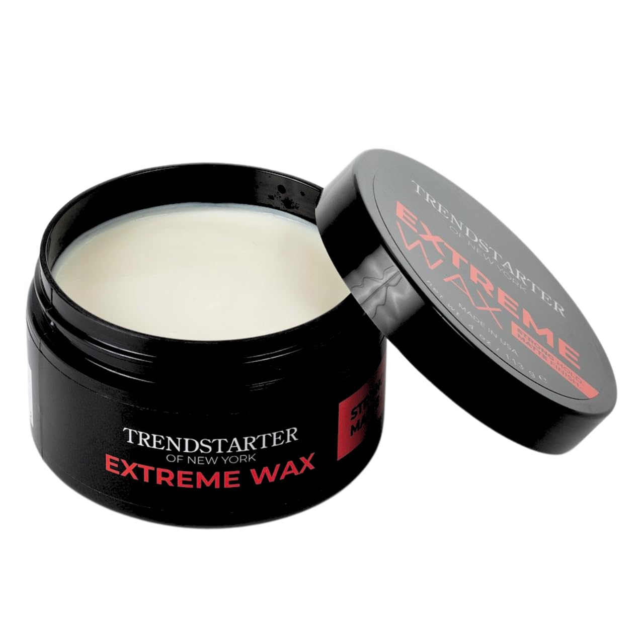 TRENDSTARTER Extreme Wax premium ingredients including geraniol.