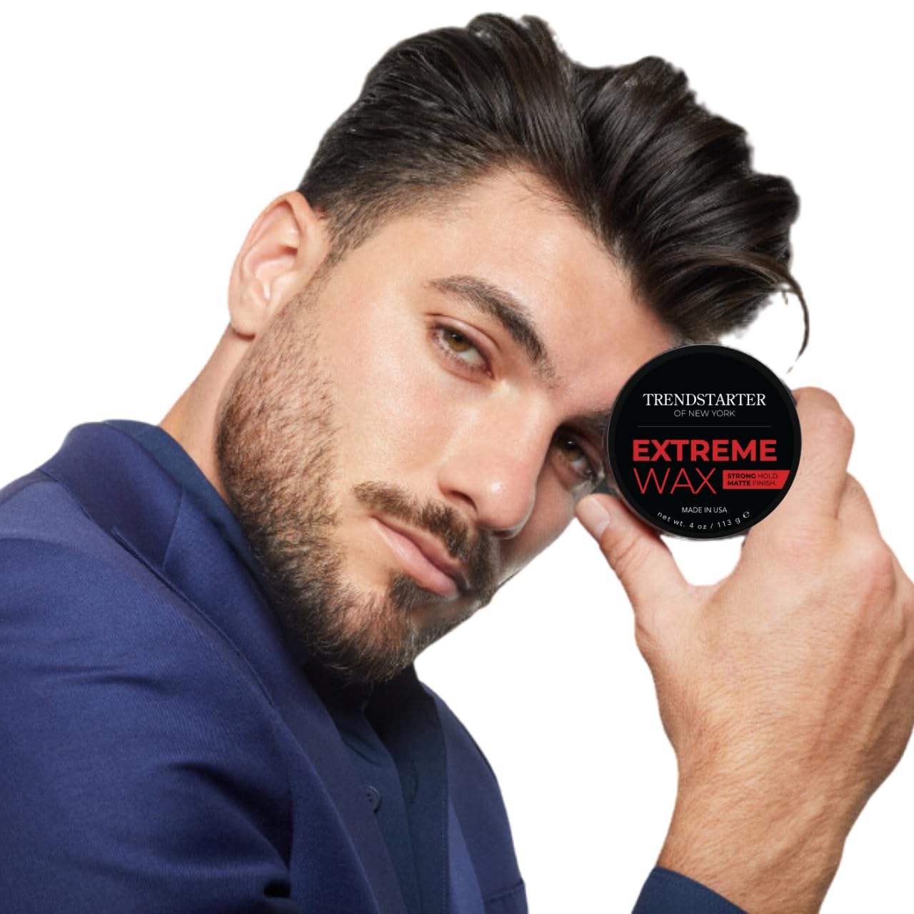 TRENDSTARTER Extreme Wax all-day hold for busy days.