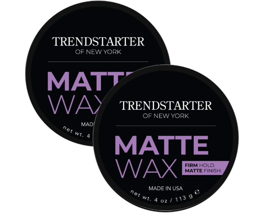 TRENDSTARTER Matte Wax pack-2: versatile styling for everyday hold.