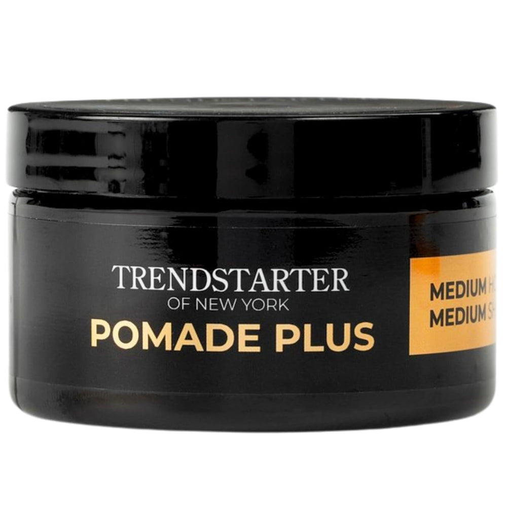 TRENDSTARTER Pomade Plus hair-definition shot showcasing tidy style control