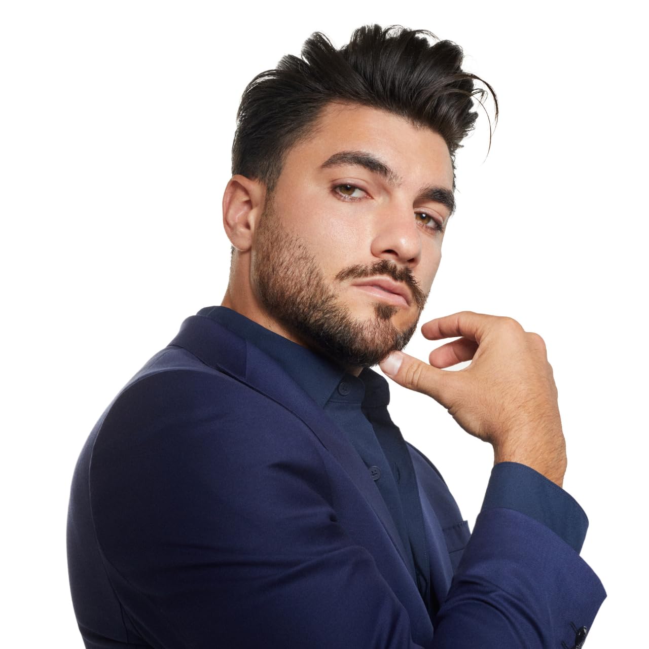 TRENDSTARTER pomade water-based quick washout demonstrates easy cleansing.