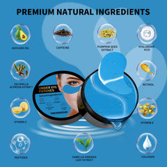 Treondexir gel pads for the eye area deliver cooling relief and nutrient absorption.