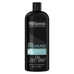 TRESemmé Anti-Breakage shampoo bottle front with two-pack for daily care